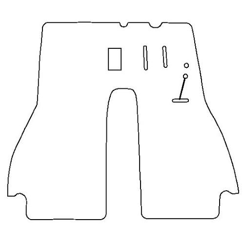 Tailored Car Mat Porsche 356SC (with Hole for Foot Pump Support)