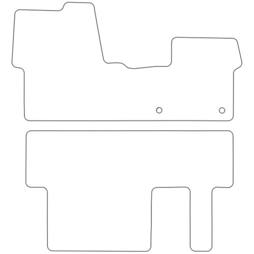Tailored Car Mats Peugeot Traveller Van incl 2nd Row
