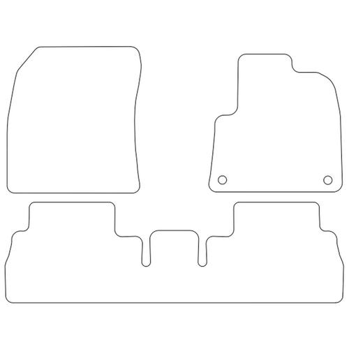 Tailored Car Mats Peugeot Rifter (Oval Fixings)