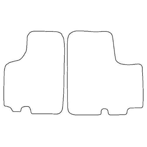 Tailored Car Mats Renault Trafic (Van Fronts)
