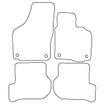 Tailored Car Mats Skoda Octavia (Round Stud Fix Fronts Only)