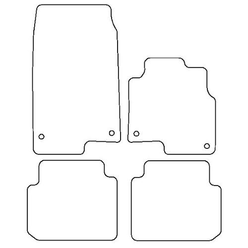 Tailored Car Mats Smart Forfour (454)