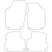 Tailored Car Mats Skoda Fabia (Round Stud Fixings)