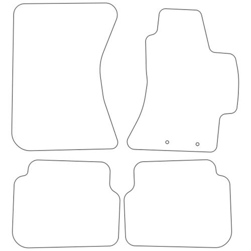 Tailored Car Mats Subaru Impreza 4dr with Eyelets