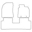 Tailored Car Mats Toyota Avensis (Eyelets)