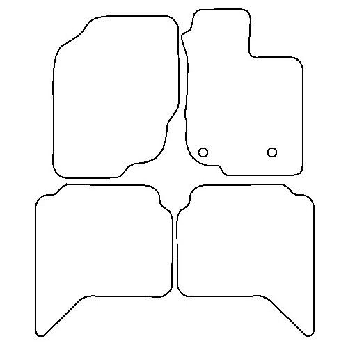Tailored Car Mats Toyota Hilux Doublecab