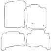 Tailored Car Mats Toyota Land Cruiser LC3