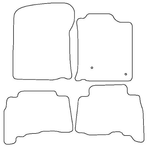 Tailored Car Mats Toyota Land Cruiser LC3
