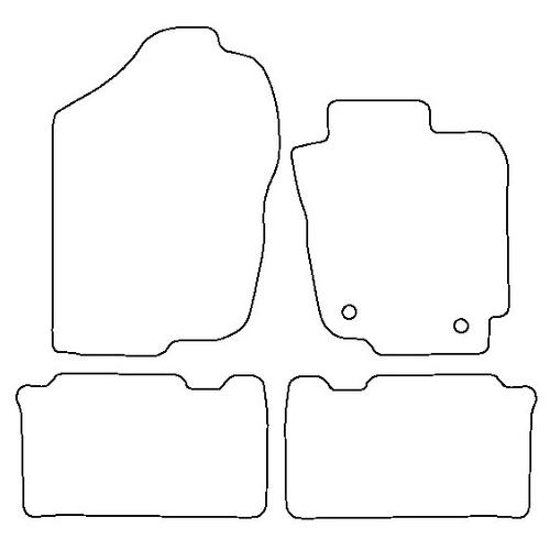 Tailored Car Mats Toyota Rav-4 Hybrid (XA40)
