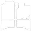 Tailored Car Mats Toyota Yaris Hybrid
