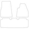 Tailored Car Mats Tesla Model S Long Range Plus (Narrower Rear)