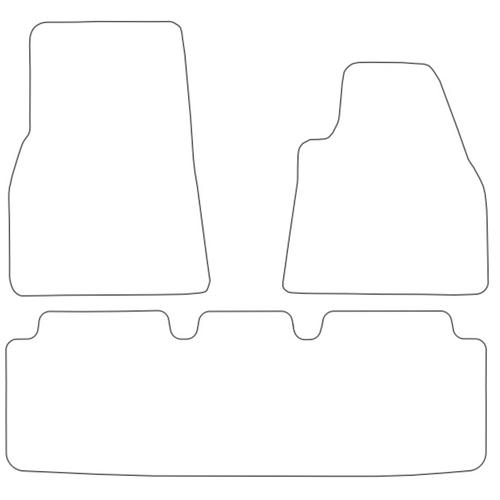 Tailored Car Mats Tesla Model S Long Range Plus (Narrower Rear)