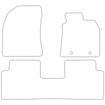 Tailored Car Mats Toyota Avensis Facelift (Twist Head Fixings)
