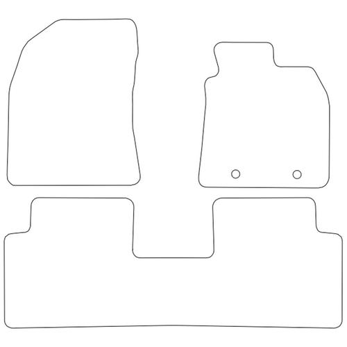 Tailored Car Mats Toyota Avensis Facelift (Twist Head Fixings)