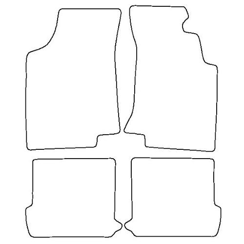 Tailored Car Mats Volkswagen Golf Mk3 Cabriolet