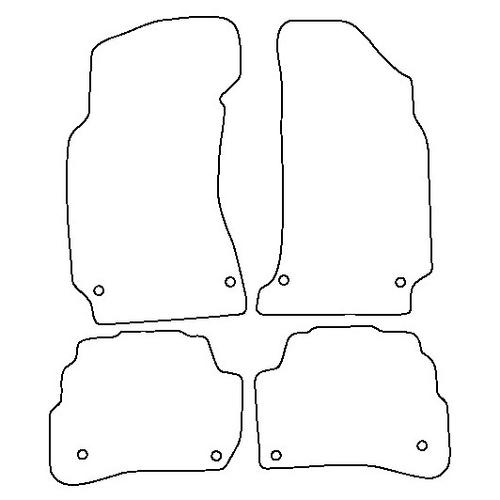 Tailored Car Mats Volkswagen Passat Stud Fixing