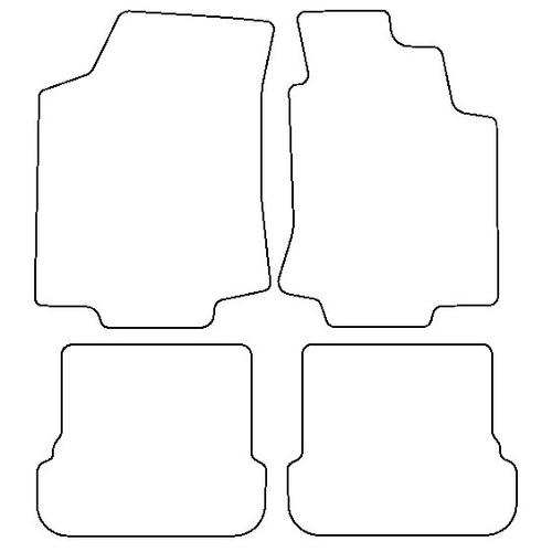Tailored Car Mats Volkswagen Golf Mk4 Cabriolet