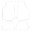 Tailored Car Mats Volkswagen Golf Mk3 (with Footrest)