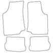 Tailored Car Mats Volkswagen Golf Mk3 (without Footrest)