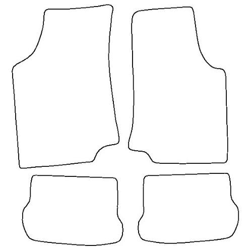 Tailored Car Mats Volkswagen Golf Mk3 (without Footrest)