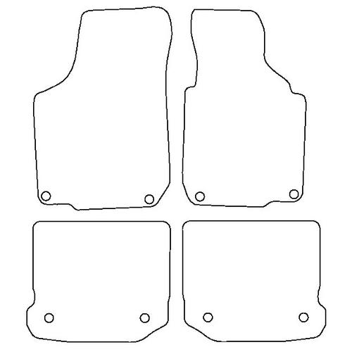 Tailored Car Mats Volkswagen Golf Mk4 V5