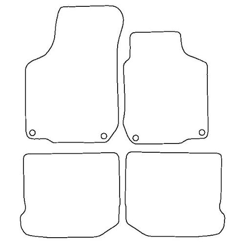 Tailored Car Mats Volkswagen Golf Mk4 R32