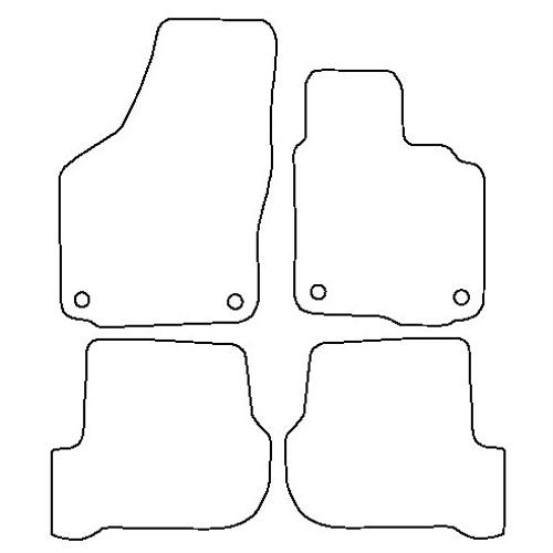 Tailored Car Mats Volkswagen Golf Mk5 R32