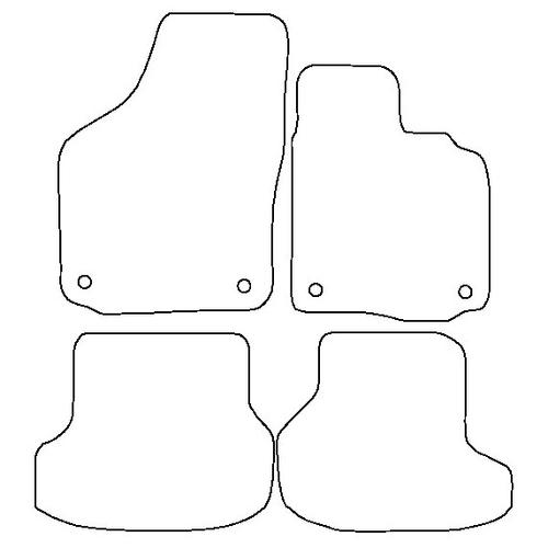 Tailored Car Mats Volkswagen Golf Mk6 Cabriolet