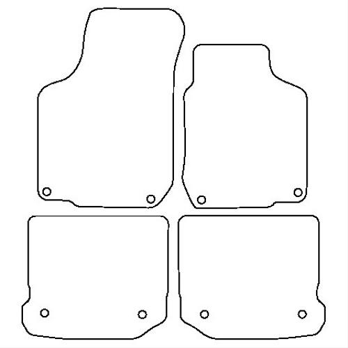 Tailored Car Mats Volkswagen Golf Mk4 Anniversary