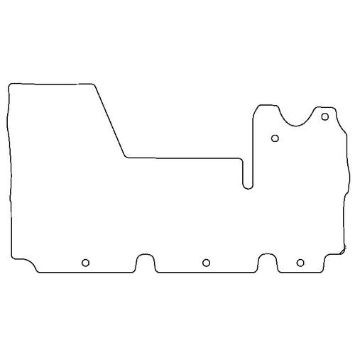 Tailored Car Mats Vauxhall Movano 1pce Front