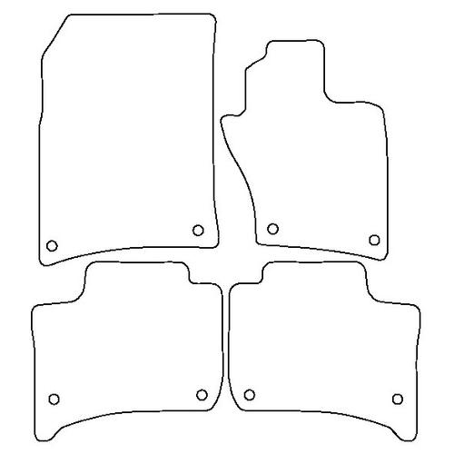 Tailored Car Mats Volkswagen Touareg (2nd Gen)