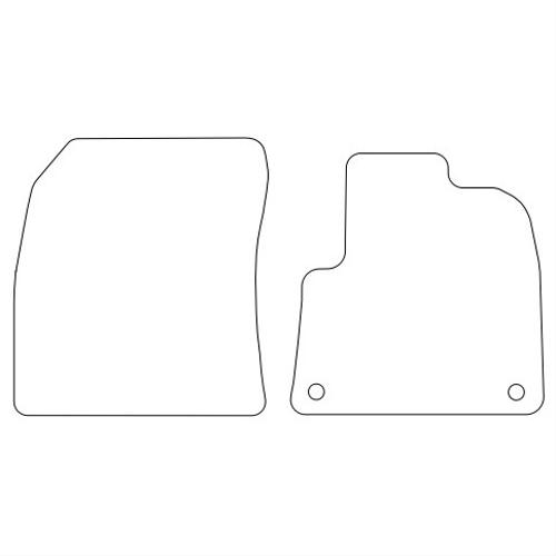 Tailored Car Mats Vauxhall Combo E Van Fronts