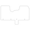 Tailored Car Mat Vauxhall Vivaro Sportive with Trough Load Facility