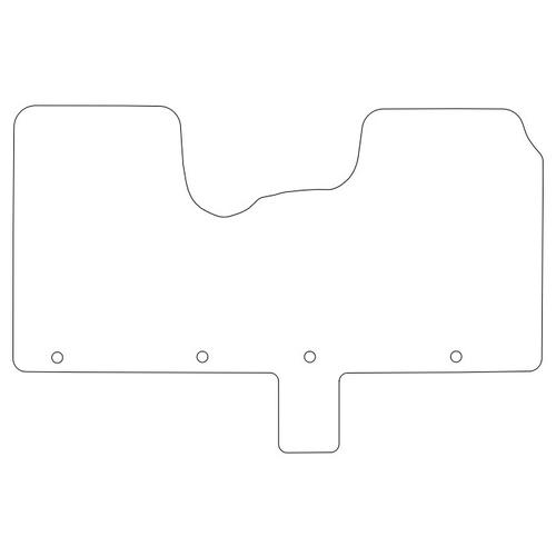 Tailored Car Mat Vauxhall Vivaro Sportive with Trough Load Facility