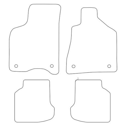Tailored Car Mats Volkswagen Lupo Automatic
