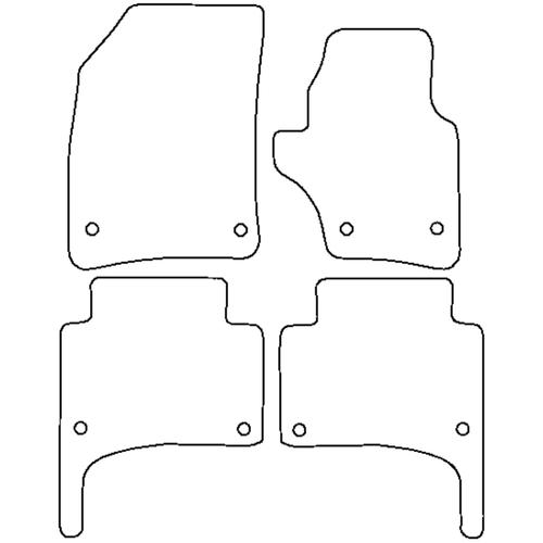 Tailored Car Mats Volkswagen Touareg (1st Gen) Round Stud Fixings