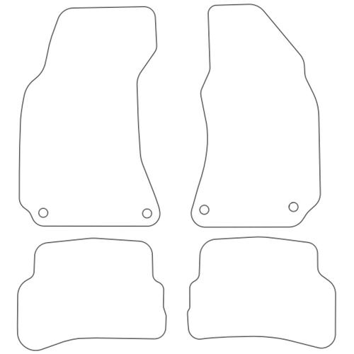 Tailored Car Mats Volkswagen Passat Oval Fixings