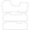 Tailored Car Mats Vauxhall Vivaro 4 Life MPV (Front Bench Seat)