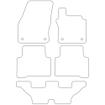 Tailored Car Mats Volkswagen Touran 7 Seater