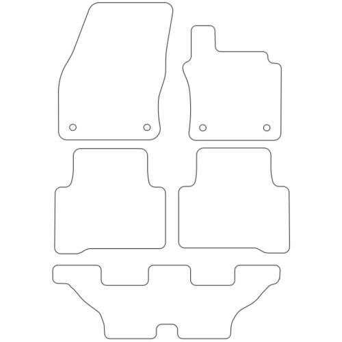 Tailored Car Mats Volkswagen Touran 7 Seater