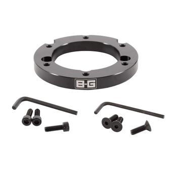 Brown and Geeson Steering Wheel 15mm Eccentric Spacer 6x70 PCD - 10mm Offset (with screws)