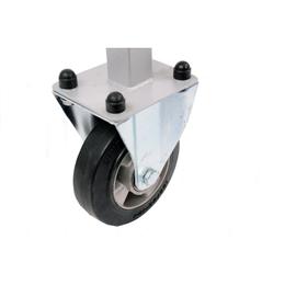 Brown and Geeson Wheel & Tyre Trolley 1300mm - Grey Powder Coated - Aluminium Wheels