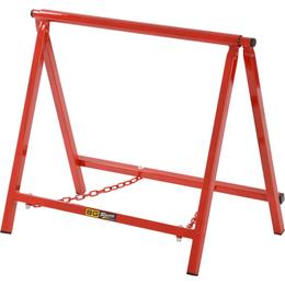 Brown and Geeson Large 18" Red Chassis Stands (Pair) - Powder Coated