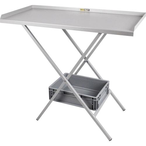 Brown and Geeson Folding Paddock Table - Grey Powder Coated