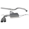 Cobra Sport Cat Back System to fit Audi A3 (8P) 2.0 TDI 140 bhp (3 Door) Twin Tailpipes (from 2003 to 2012)