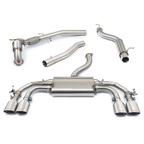 Valved Turbo Back System - Sports Cat - Resonated Audi S3 (8Y) (Sportback) (from 2020 onwards)