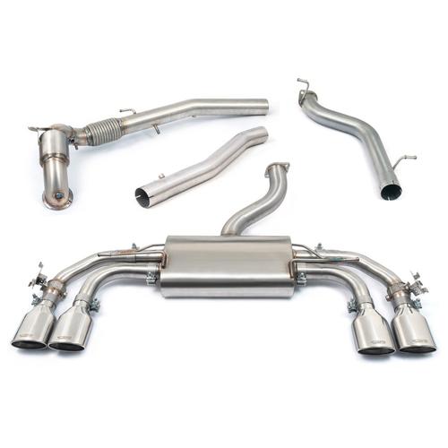 Valved Turbo Back System - Sports Cat - Non Resonated Audi S3 (8Y) (Sportback) (from 2020 onwards)