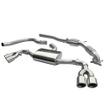 Turbo Back System (Sports Cat) Audi TT 1.8 & 2.0 TFSI (2WD) Quad Exit TailPipes (from 2007 to 2011)