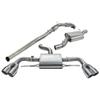 Cobra Sport Turbo Back System (Sports Cat & Resonated) to fit Audi TTS (Quattro) Quad Exit TailPipes (from 2008 to 2014)