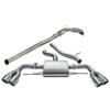 Cobra Sport Turbo Back System (Sports Cat & Non-Resonated) to fit Audi TTS (Quattro) Quad Exit TailPipes (from 2008 to 2014)